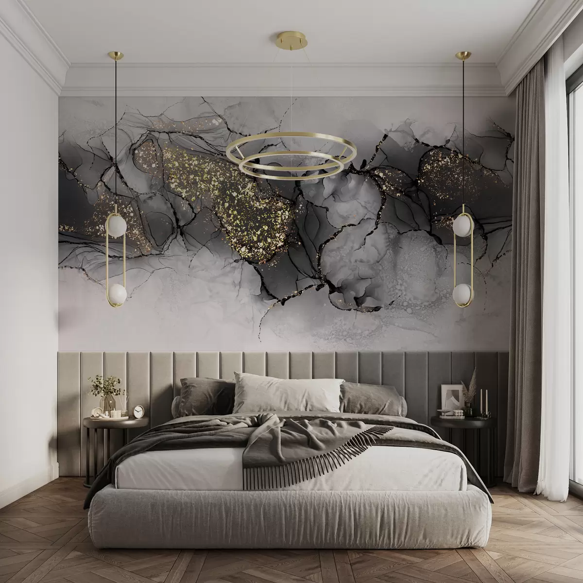 murales de pared Rama, ramita y paisaje natural. u51038