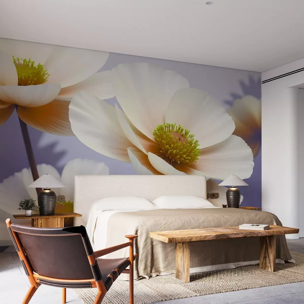 murales de pared Flores coloridas w02612v1