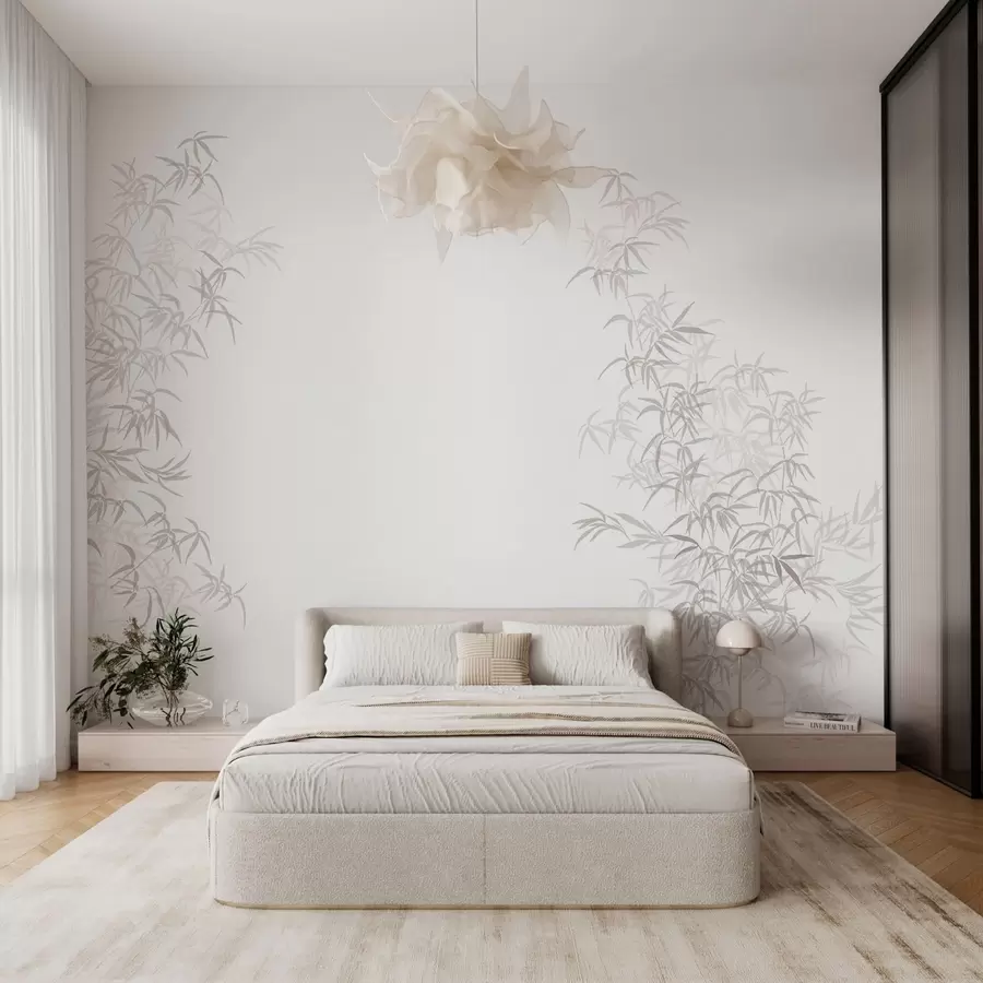 murales de pared Bambú minimalismo wabi-sabi w08555