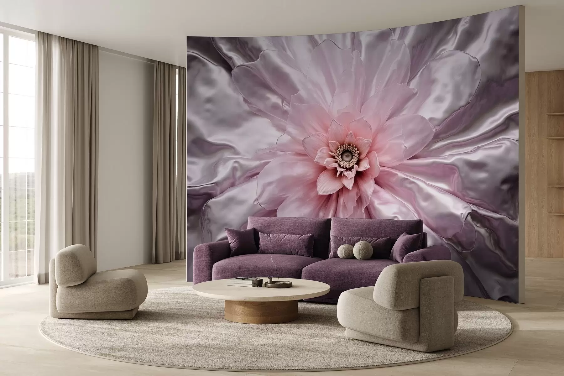 murales de pared Gran flor exquisita w02628