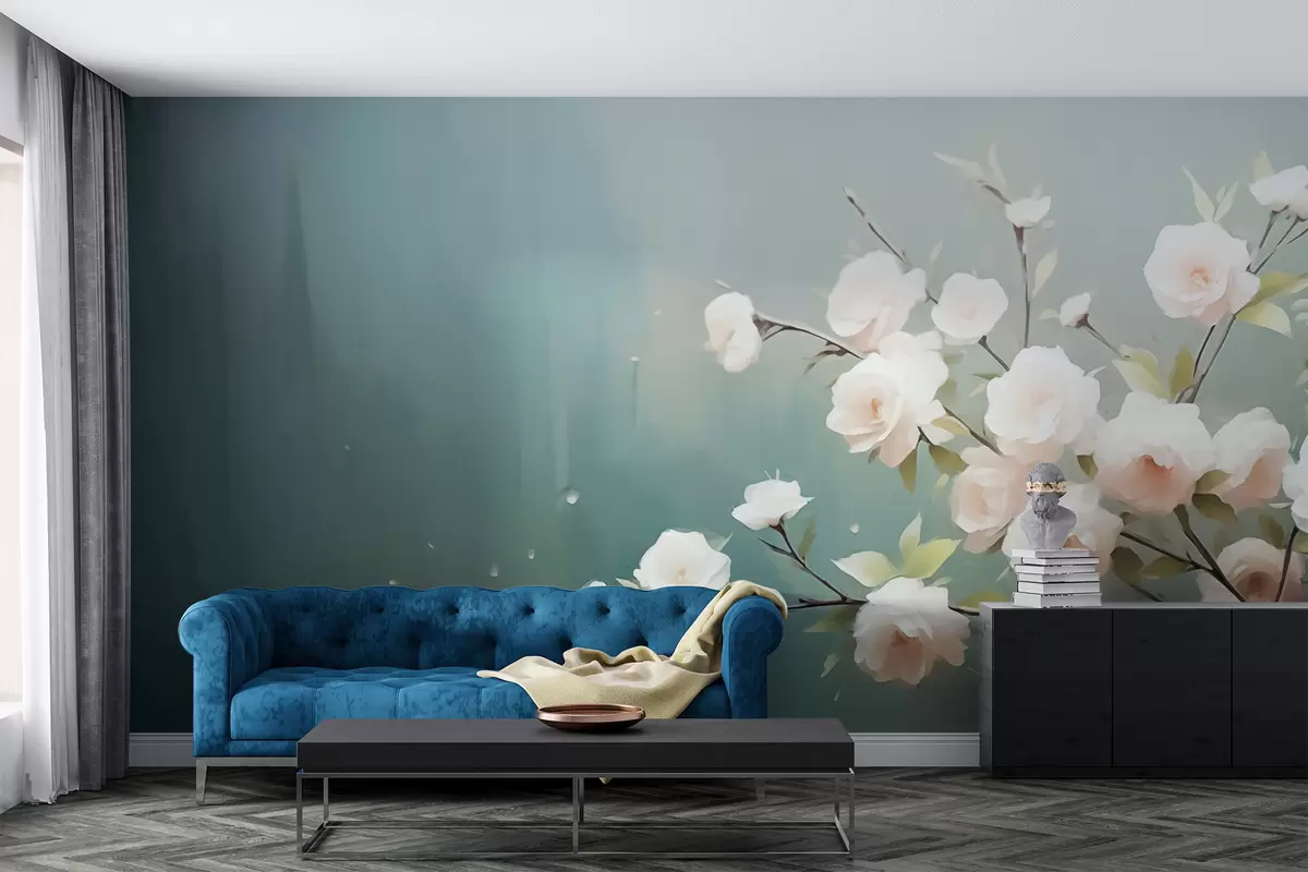 murales de pared Flores en una rama w02814
