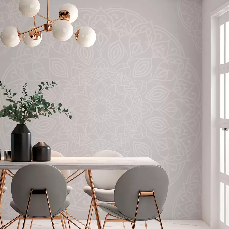 murales de pared Elegante geometría mandala w02832