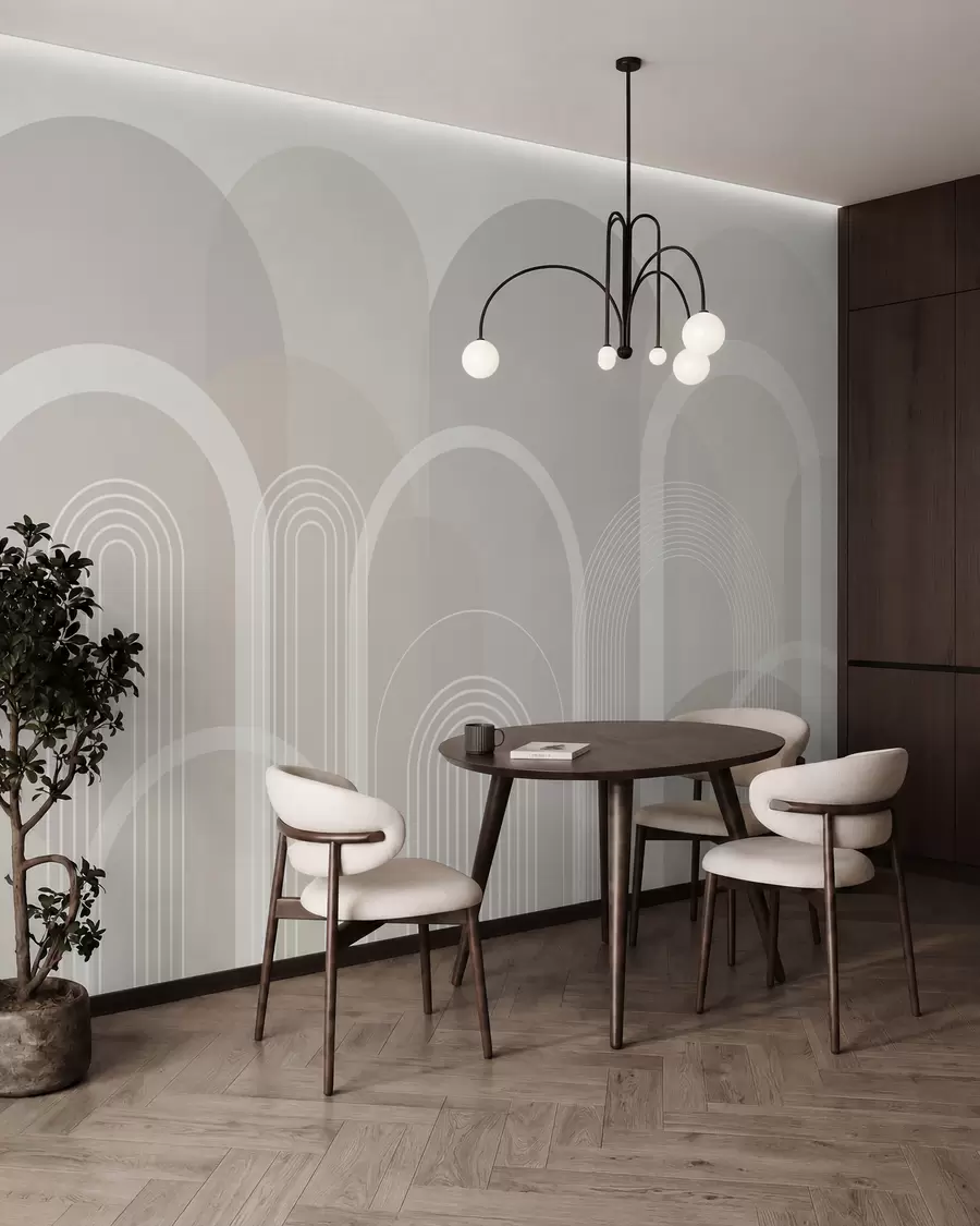 murales de pared Arcos finos sobre arena w02935v1
