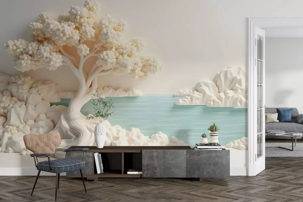 murales de pared Árbol volumétrico w02986