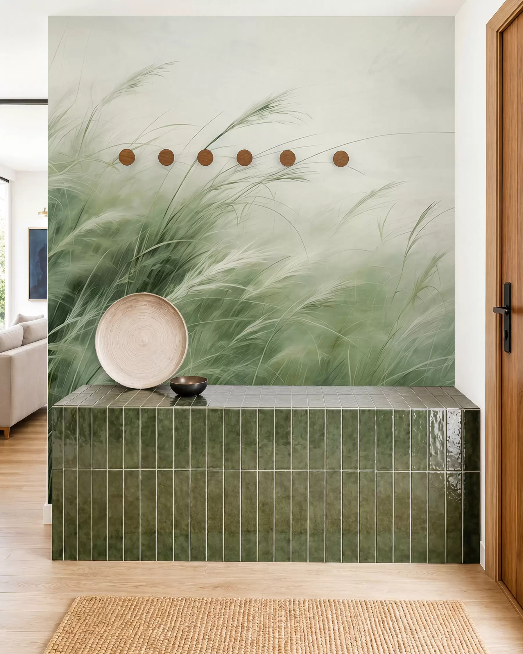 murales de pared Pradera al viento w02985v3
