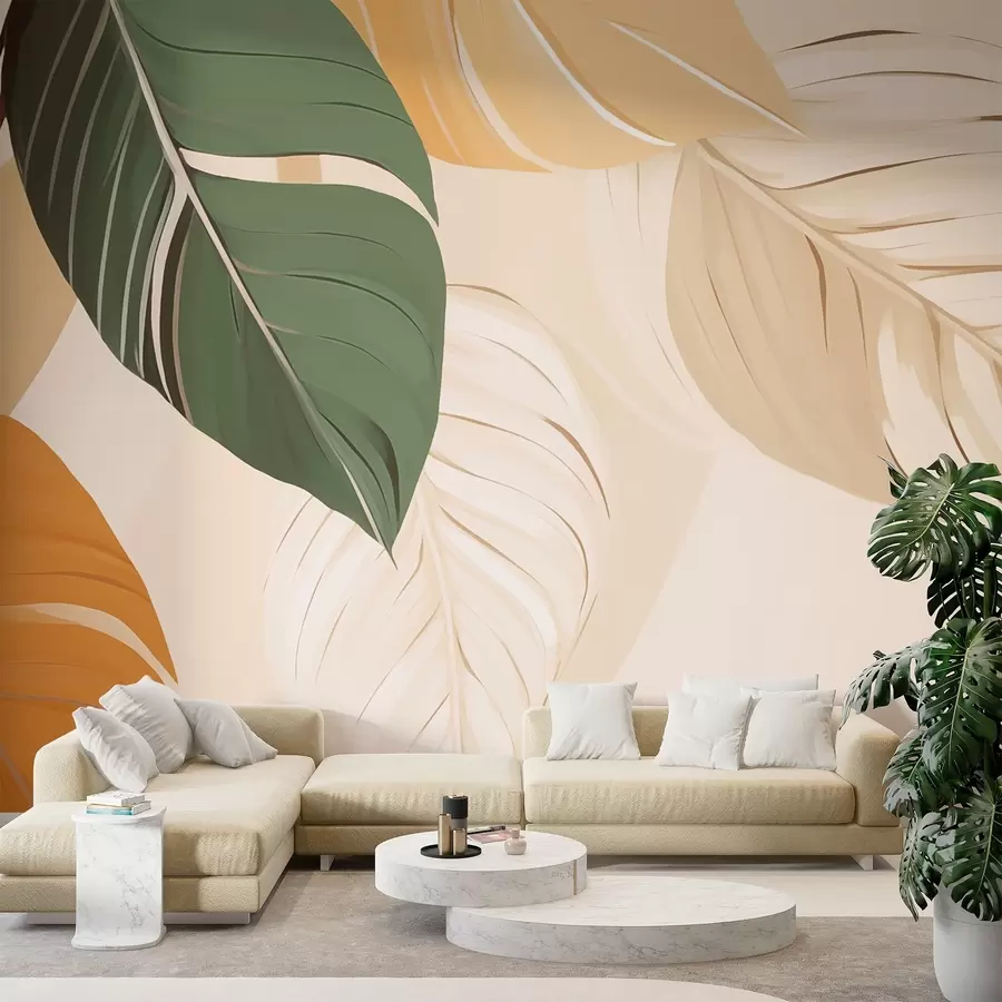 murales de pared Follaje tropical w02996