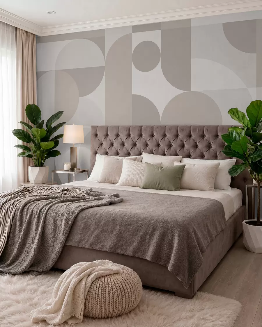 murales de pared Elegante tendencia geométrica w03058
