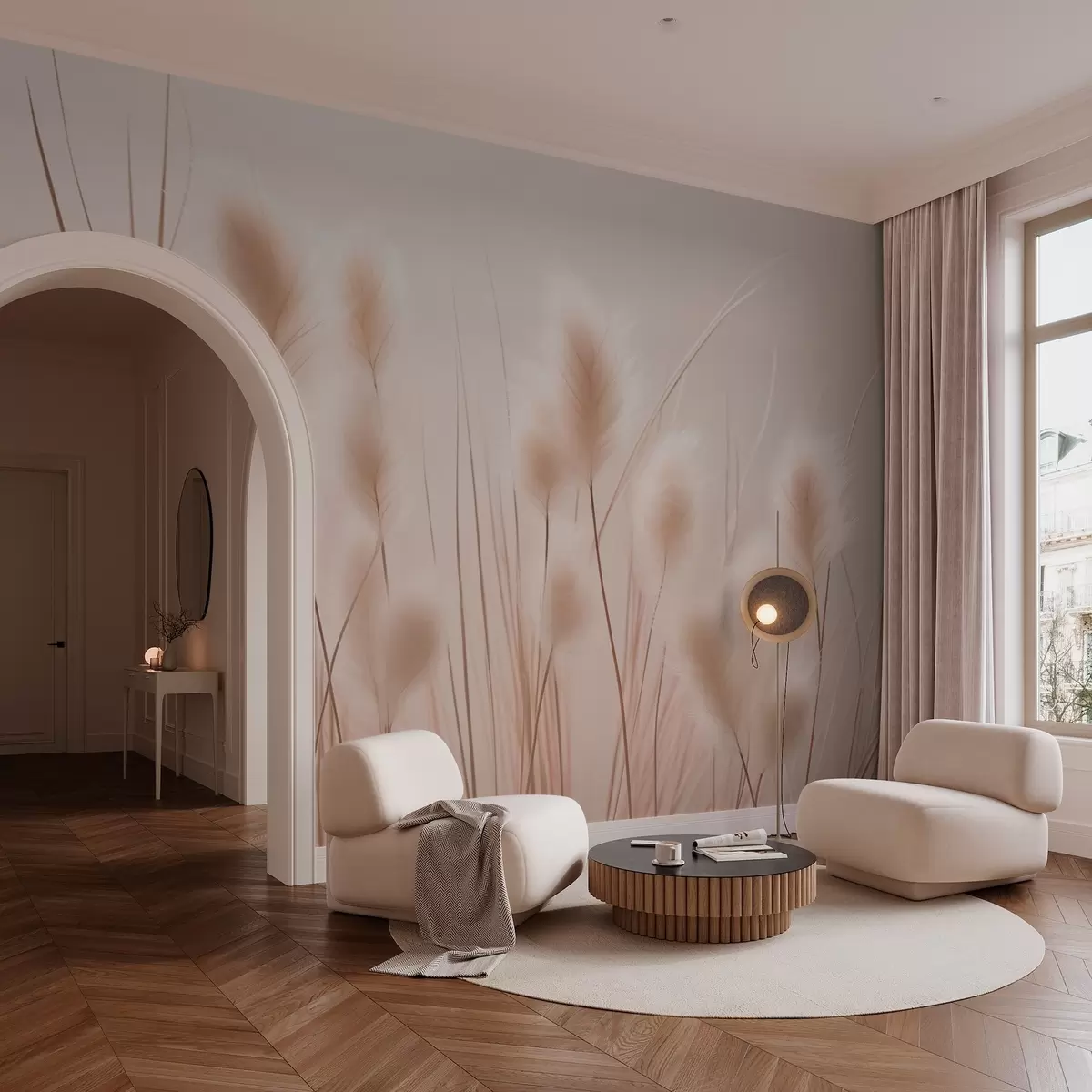 murales de pared Vegetación de campo w03074