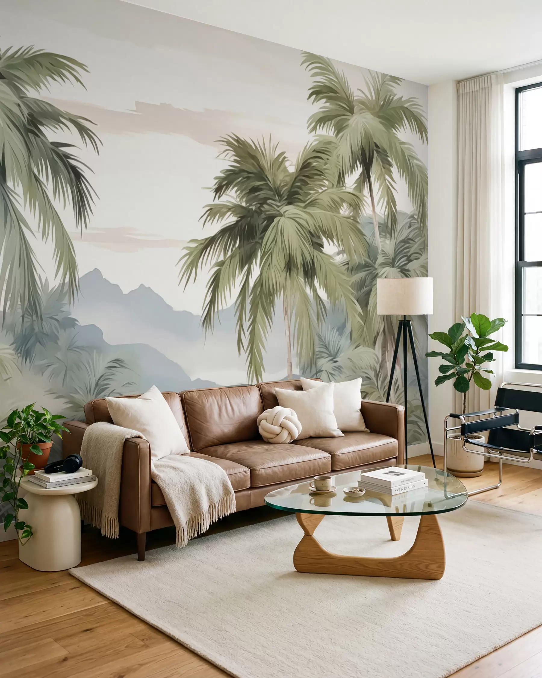 murales de pared Palmeral pintado w03267