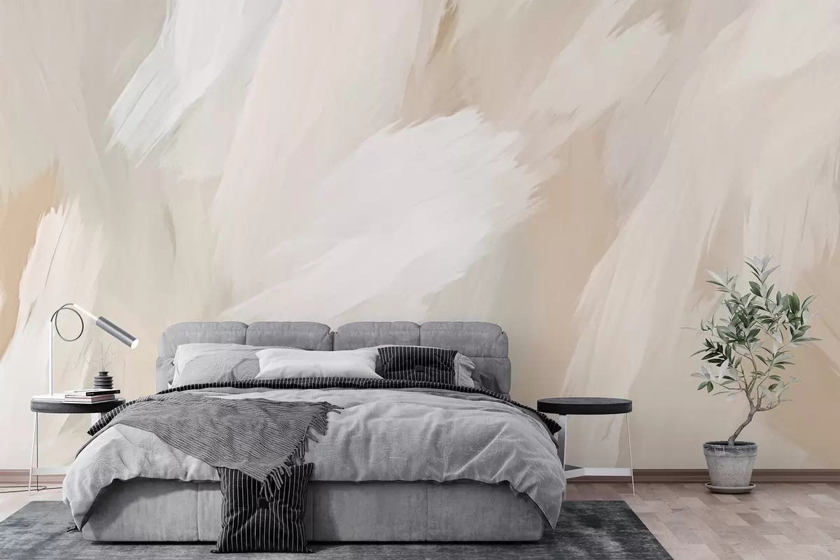 murales de pared Estilo de pinceladas ligeras w03371