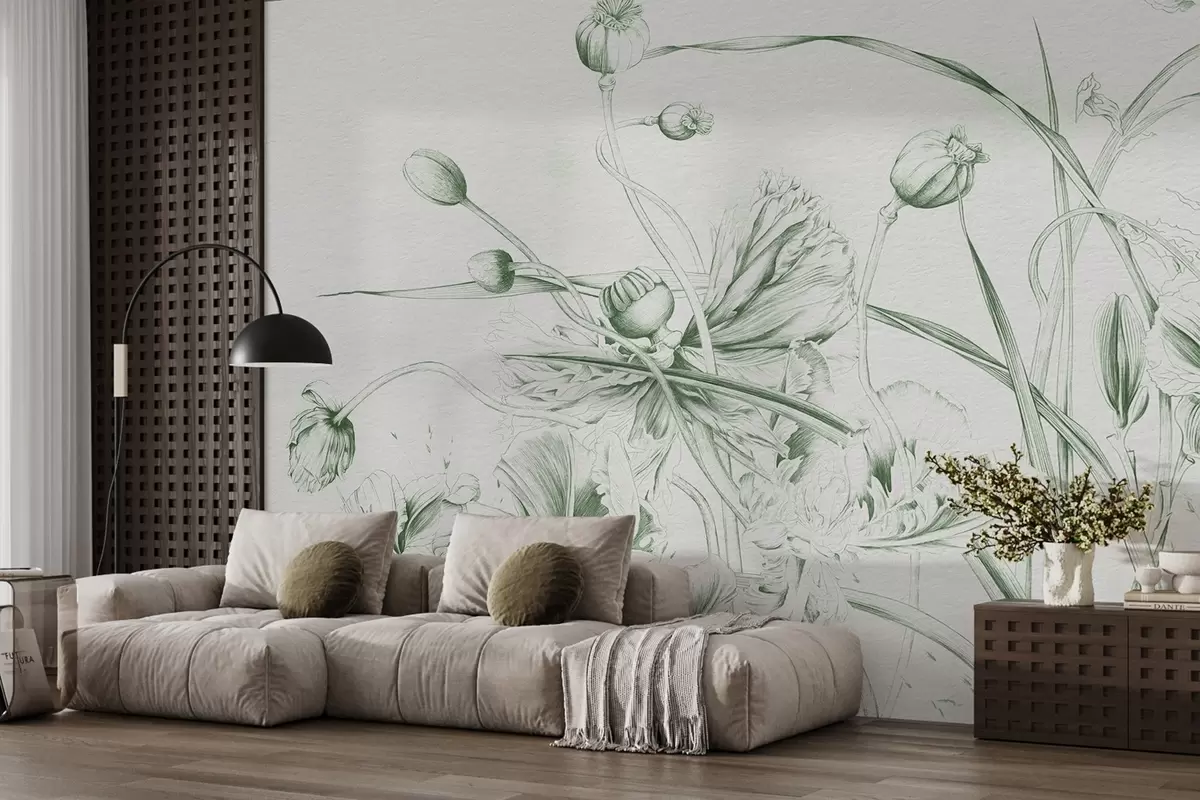 murales de pared Gráficos botánicos w08926