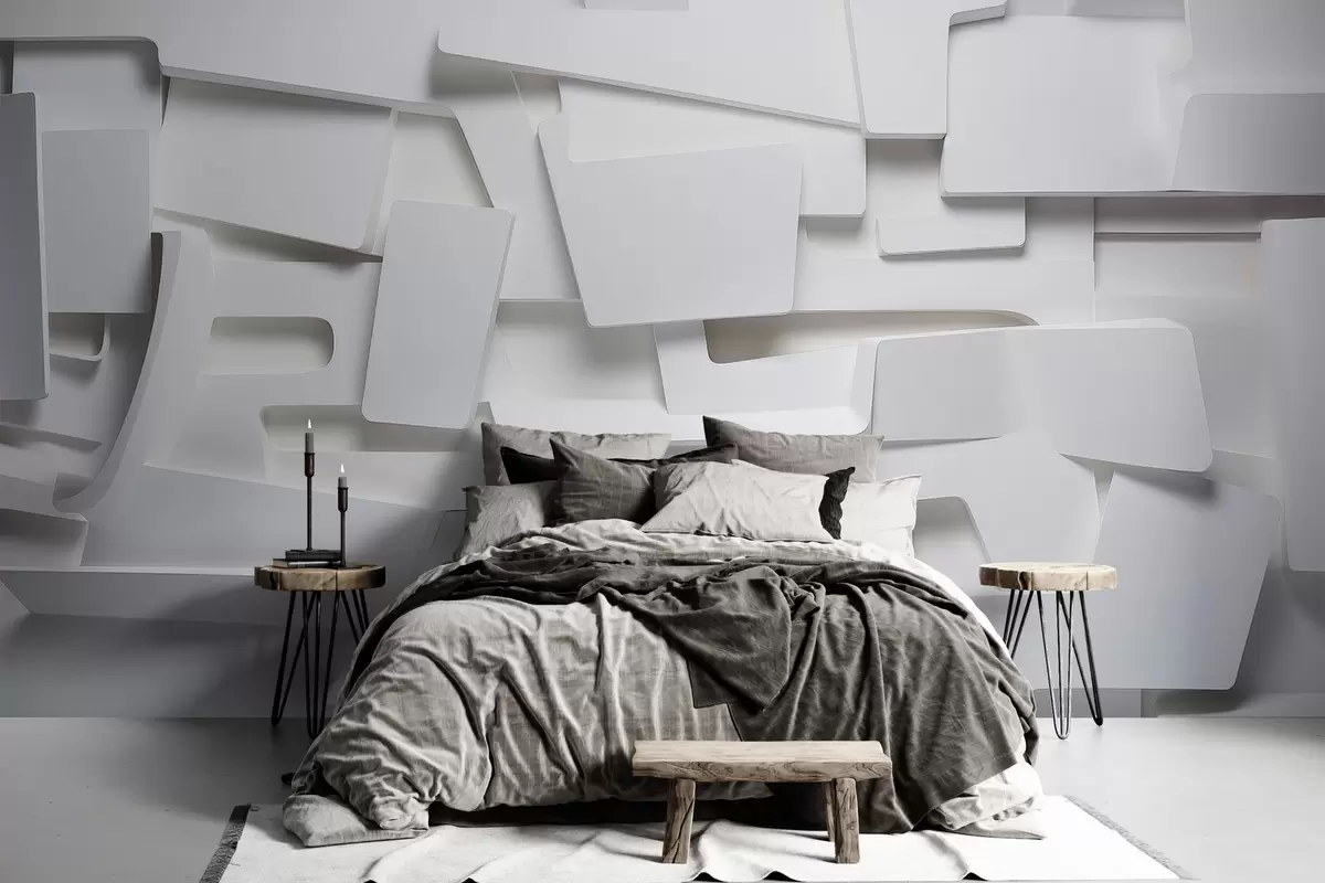murales de pared Figuras volumétricas salientes w03559
