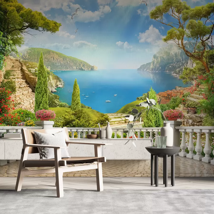 murales de pared Cielo, nube y agua u60261