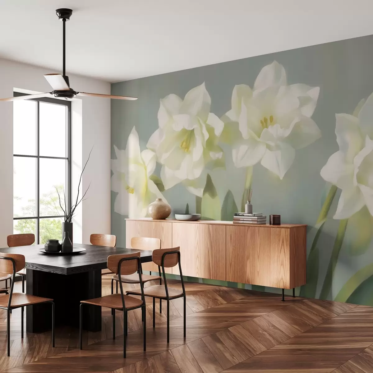 murales de pared Flores de narciso w03640