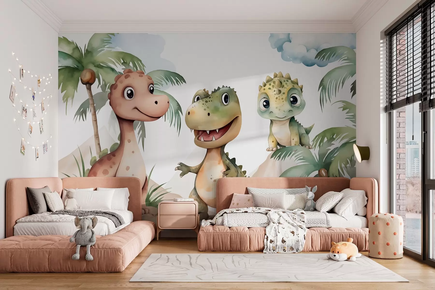murales de pared Dinosaurios w03675