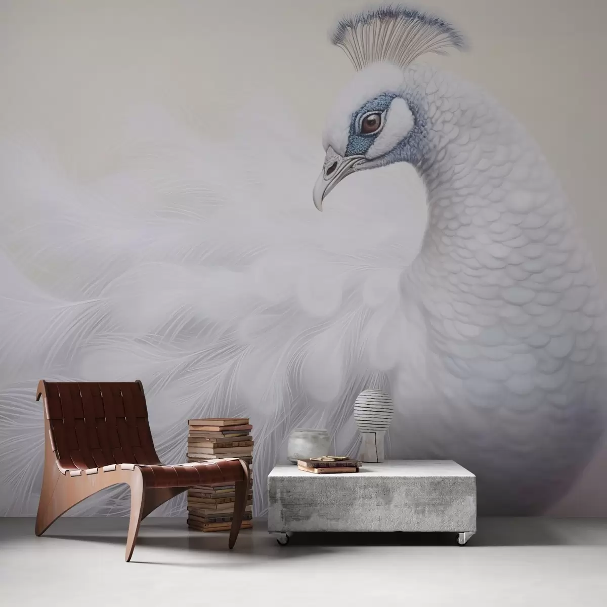 murales de pared Pavo real w03899