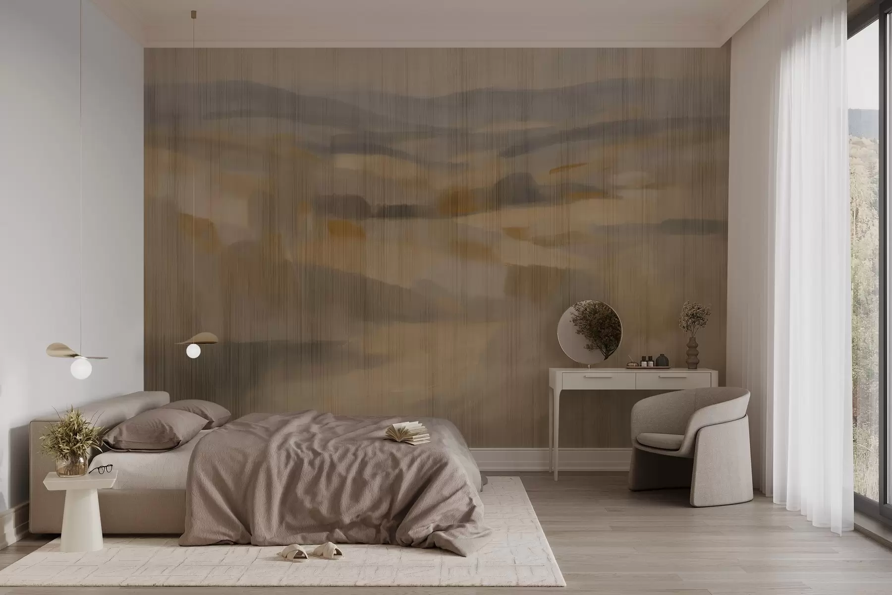 murales de pared Campos de fantasía w03970v1