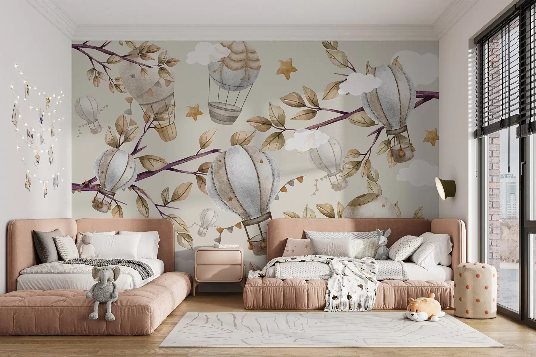 murales de pared Globos aerostáticos w03914