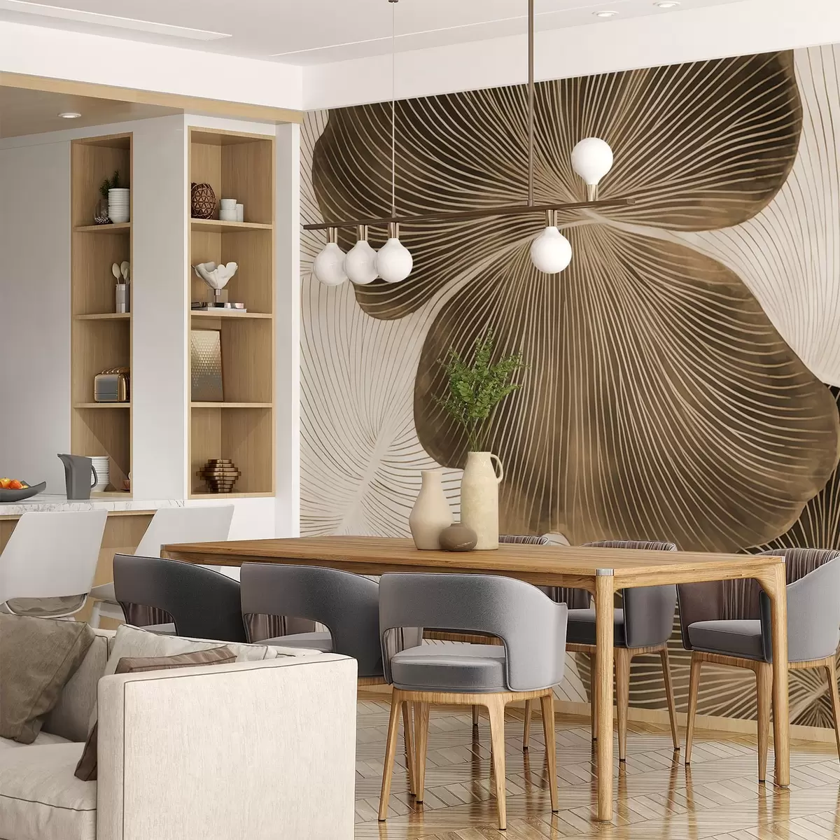 murales de pared Patrones suaves w04042v1