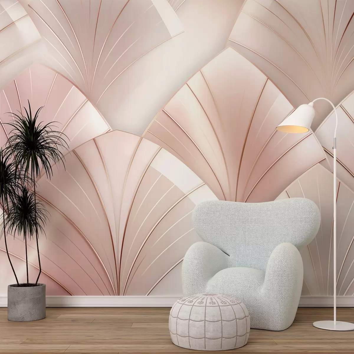 murales de pared Abanicos nacarados w09171