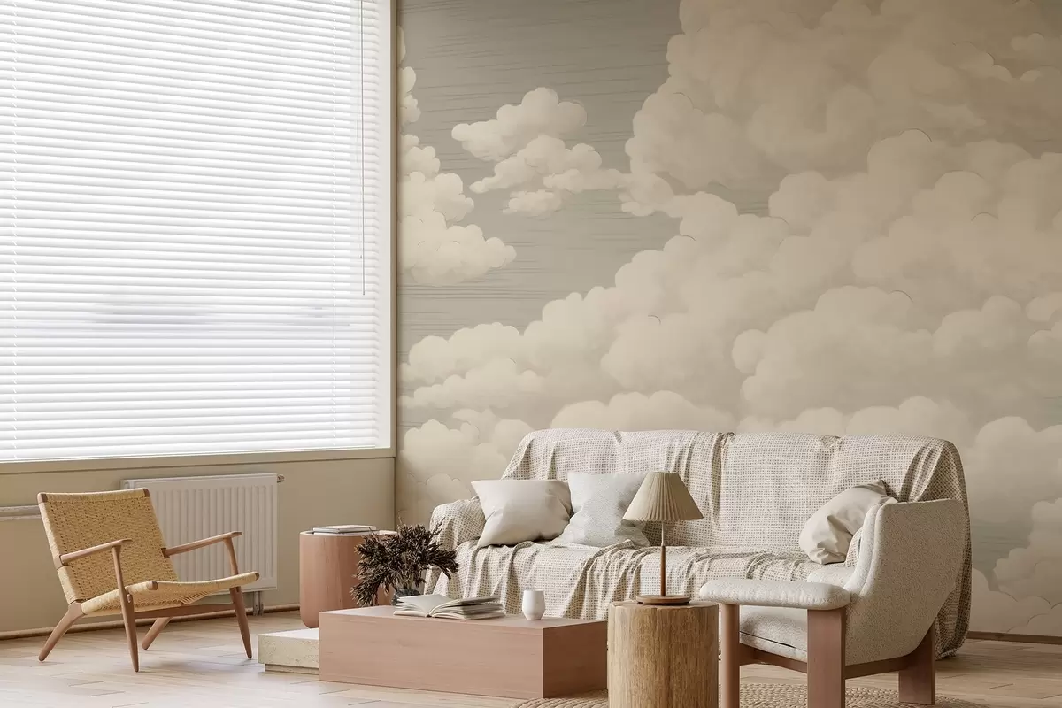 murales de pared Nubes w04086v3