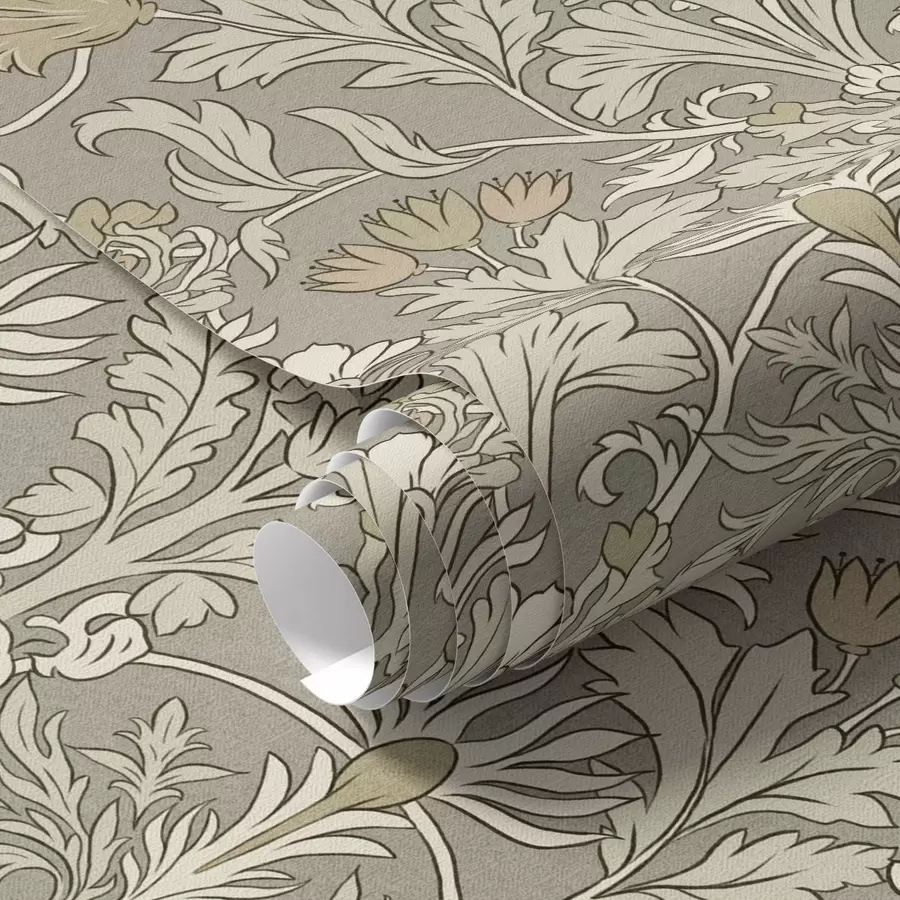 murales de pared Adorno floral clásico al estilo de William Morris a00171