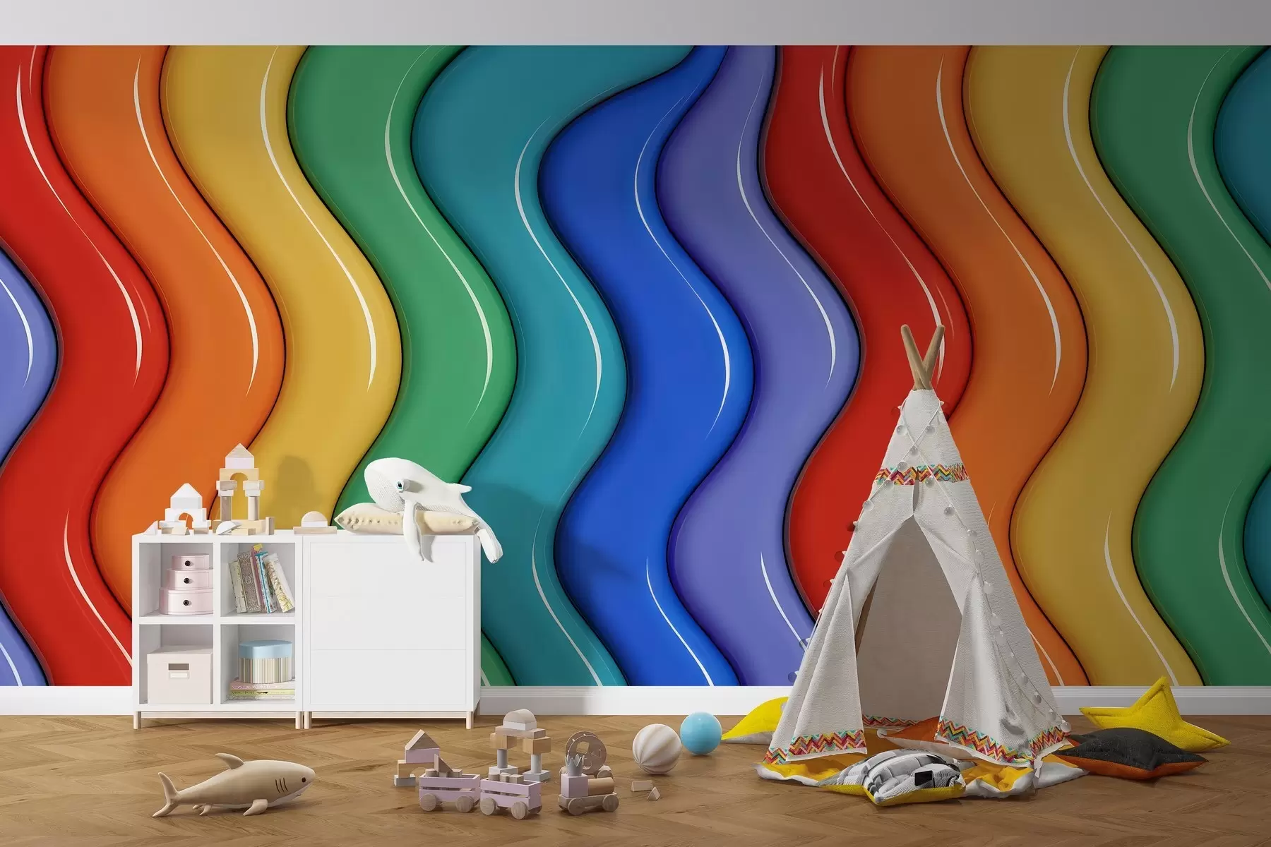 murales de pared Arco iris w04135