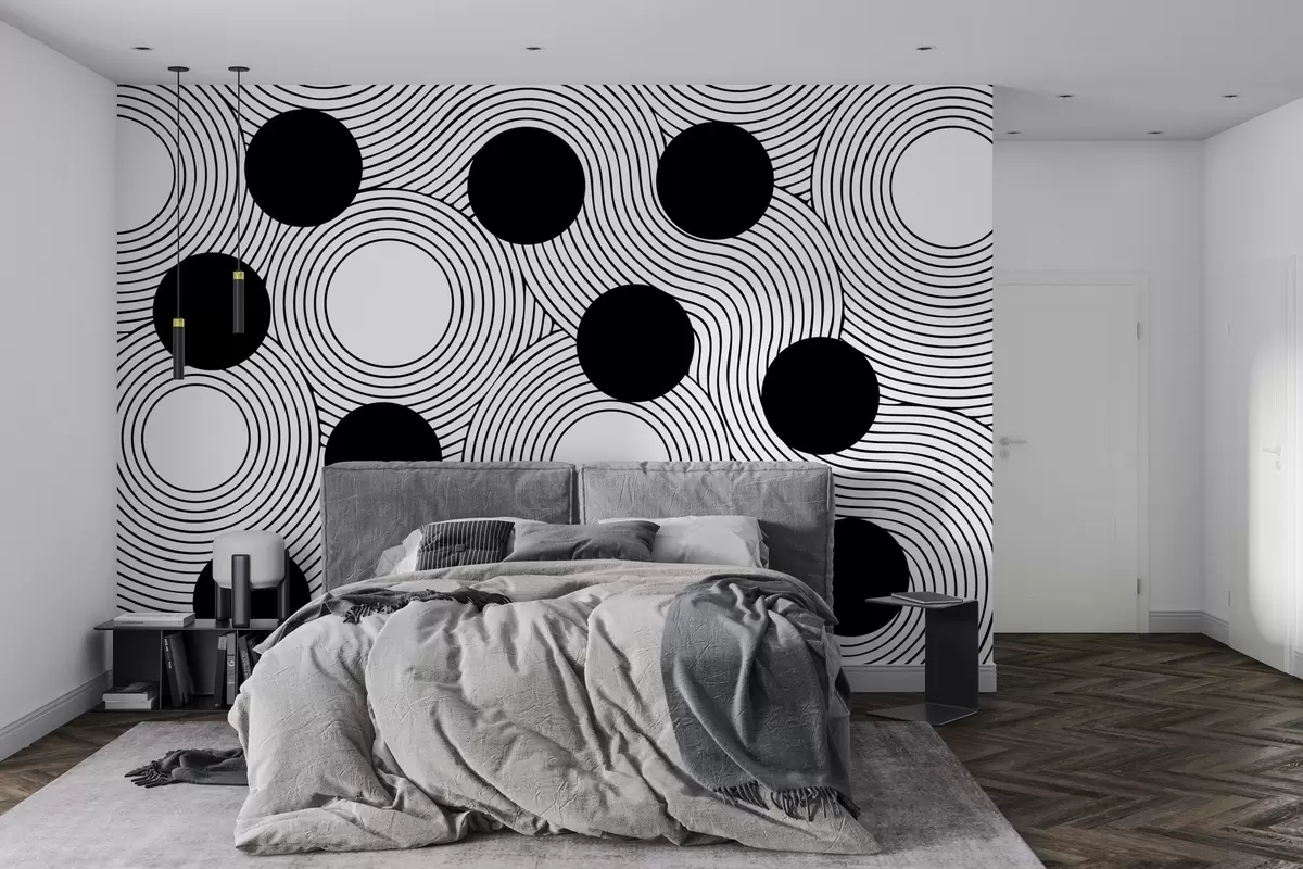 murales de pared Armonía geométrica w04185v1