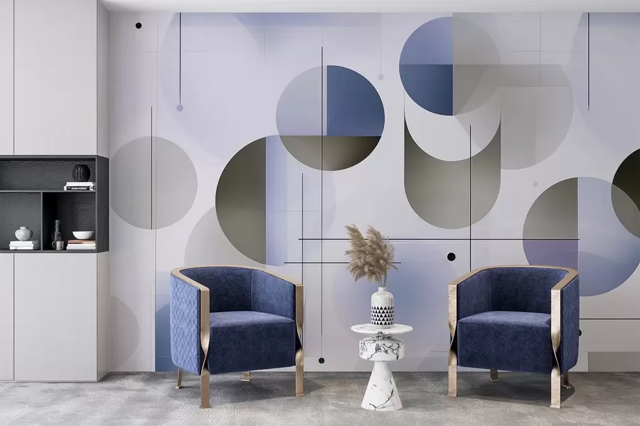 murales de pared Formas geométricas abstractas w04220v1