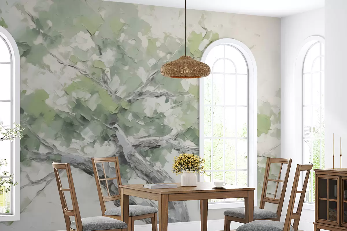 murales de pared Pintura imitación árbol w04292