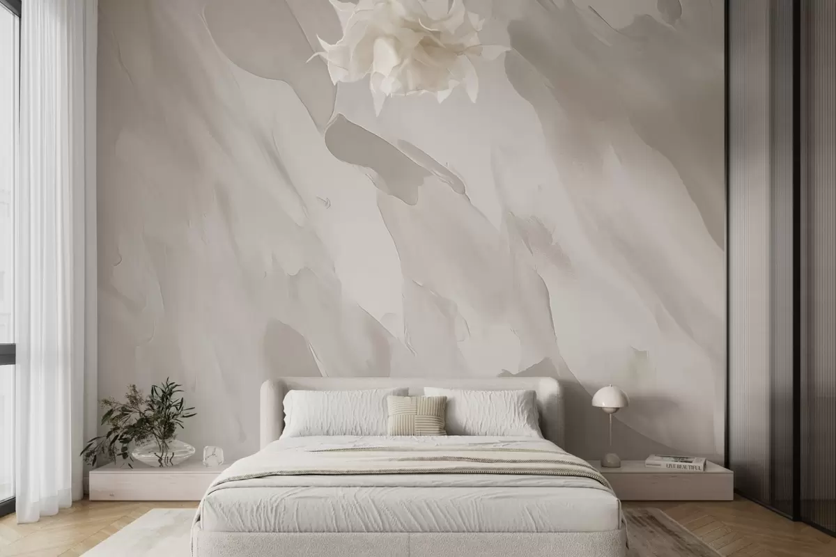 murales de pared Pinceladas sobre fondo abstracto con imitación de textura desgastada w04287
