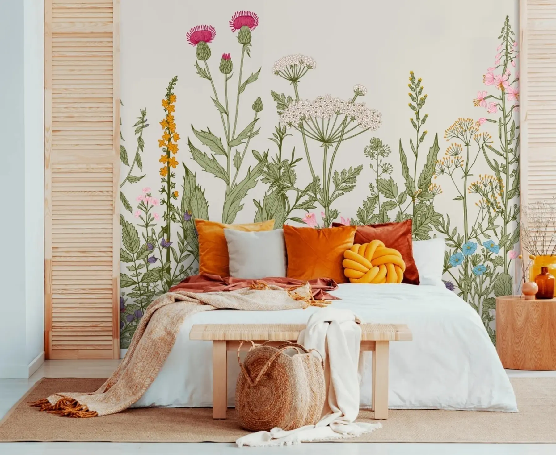 murales de pared Plantas de estilo boho u71743