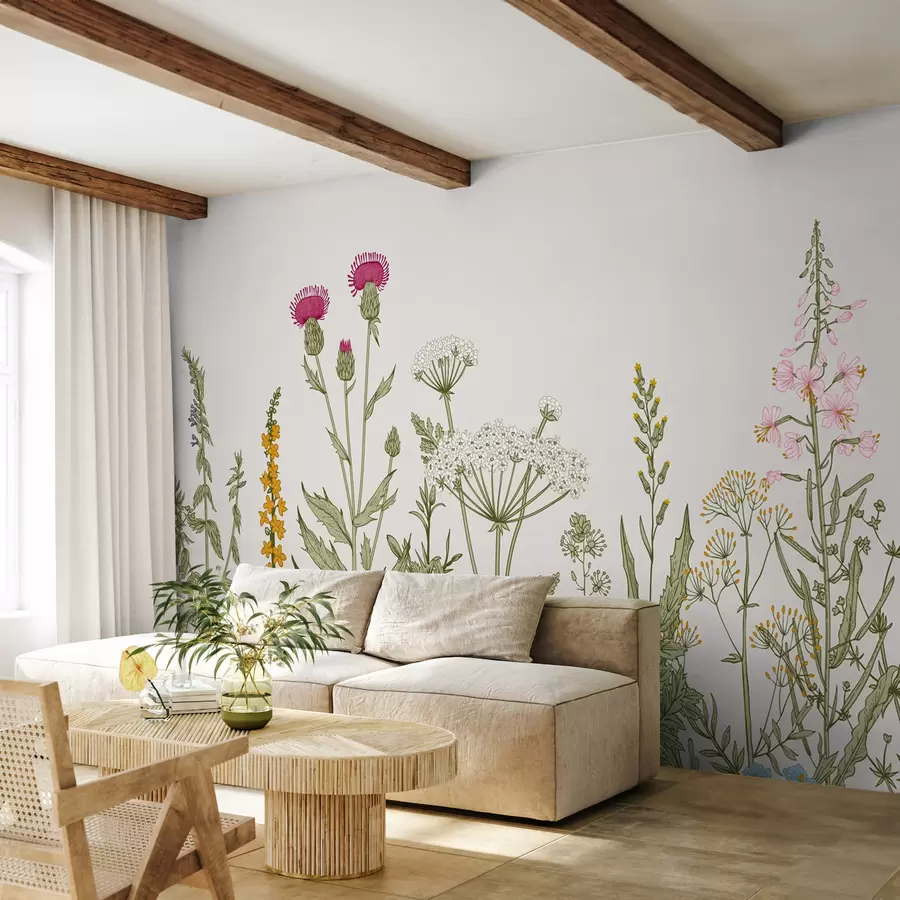 murales de pared Plantas de estilo boho u71743