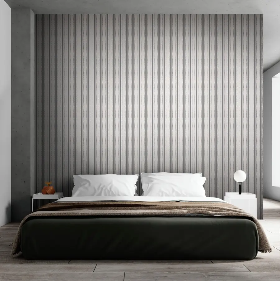 murales de pared Fondo de pantalla a rayas grises u71663