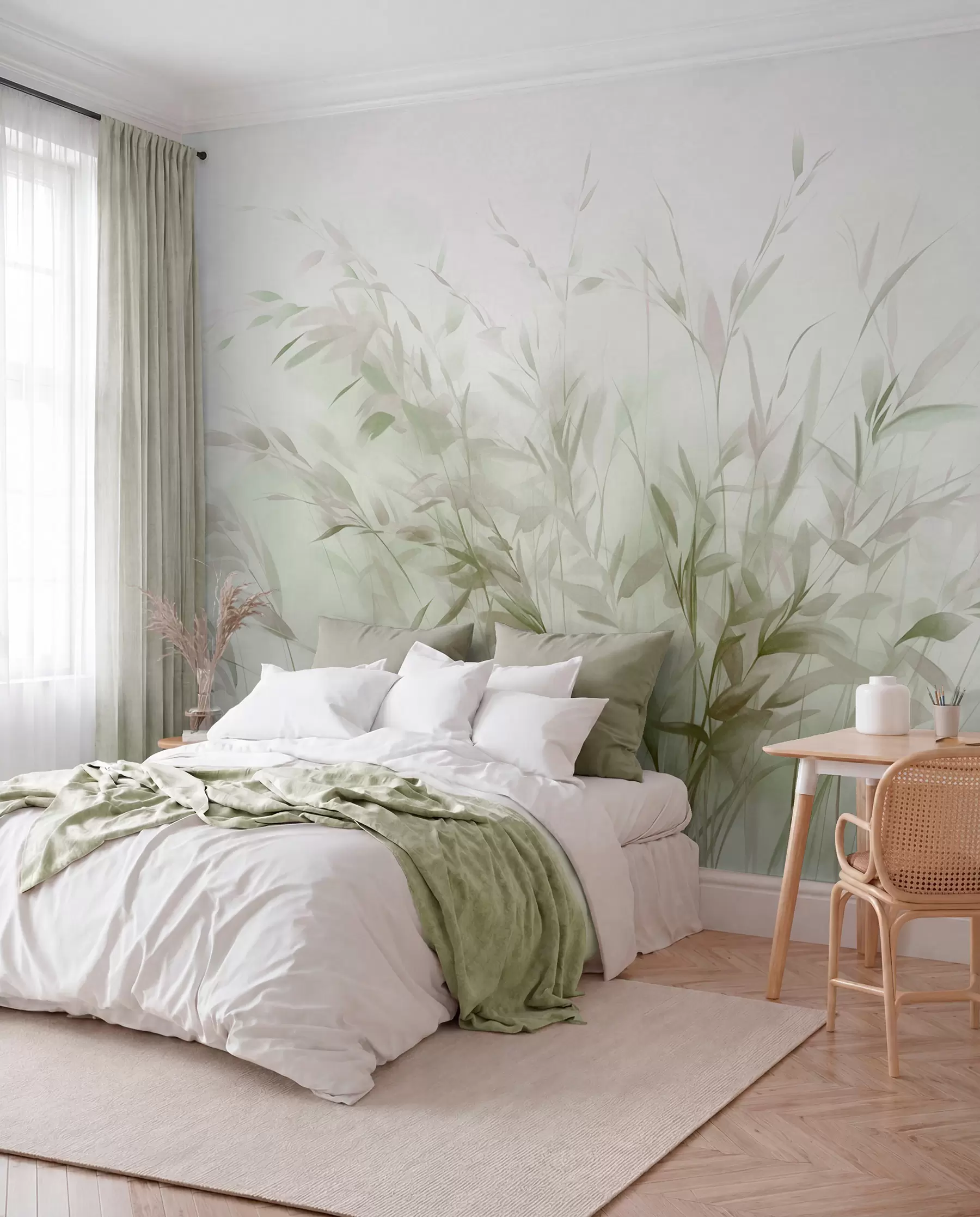 murales de pared Tallos de pradera w09342