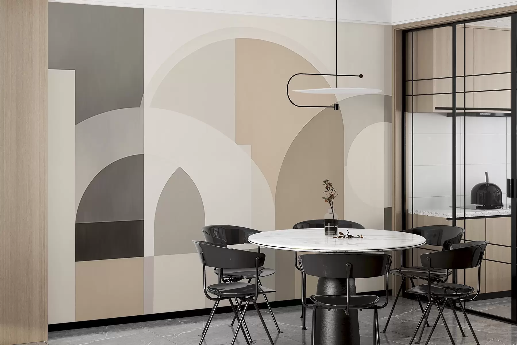 murales de pared Geometría abstracta w04440