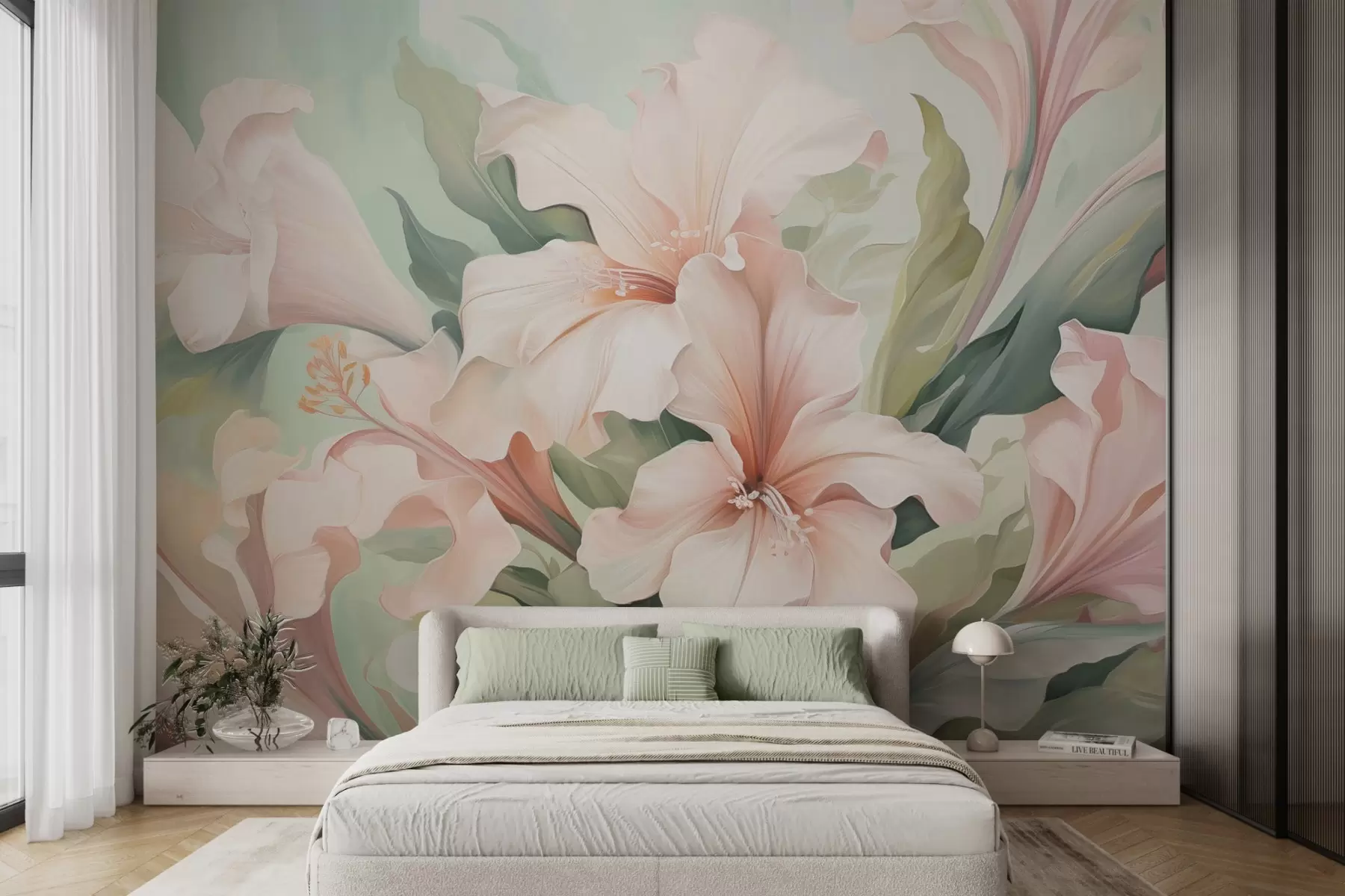 murales de pared Flores en flor w04531