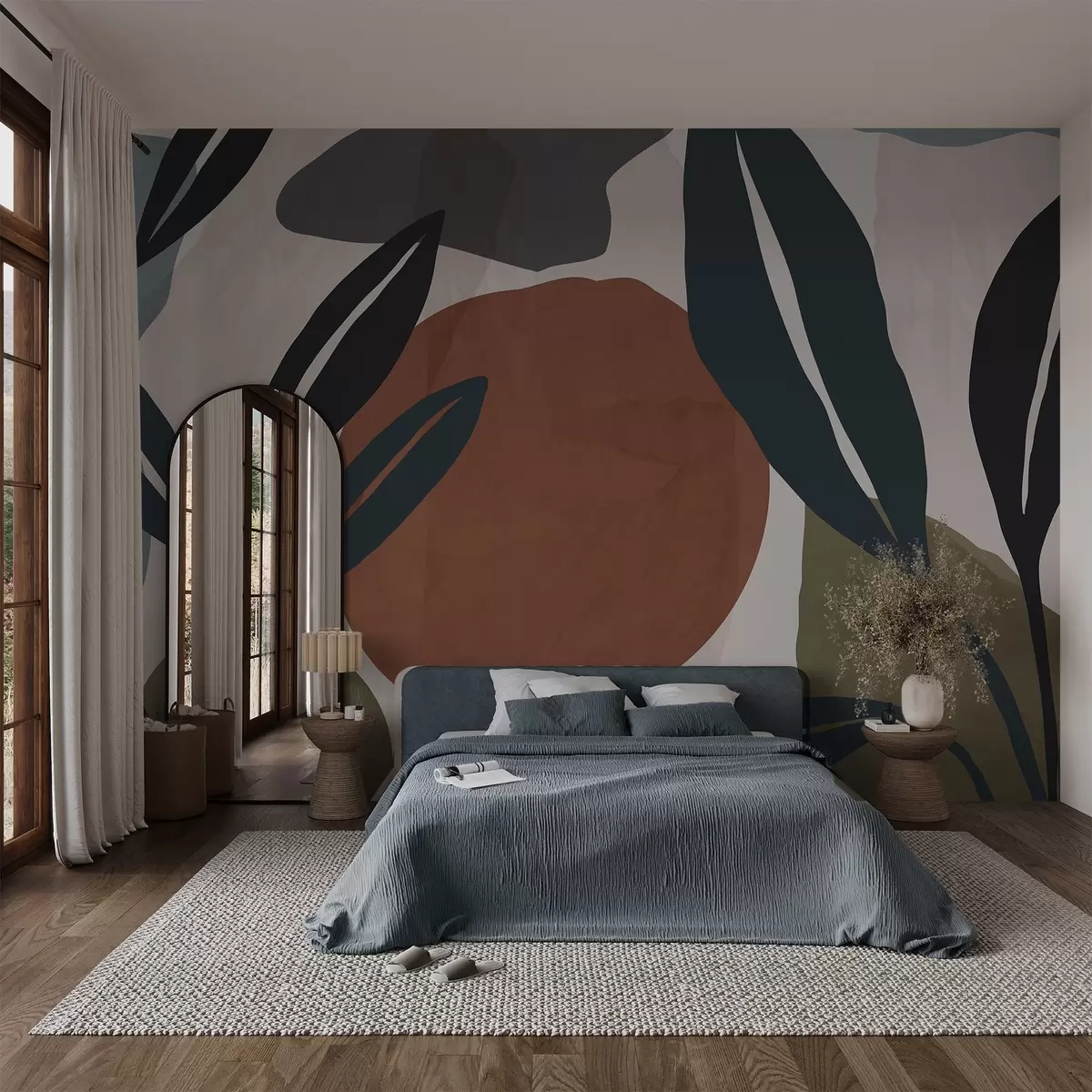 murales de pared Resumen Botánica w04592