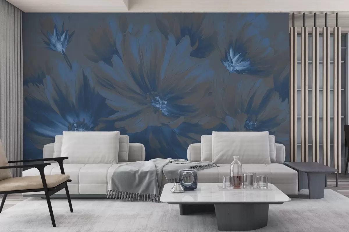 murales de pared flores abstractas w04670v2