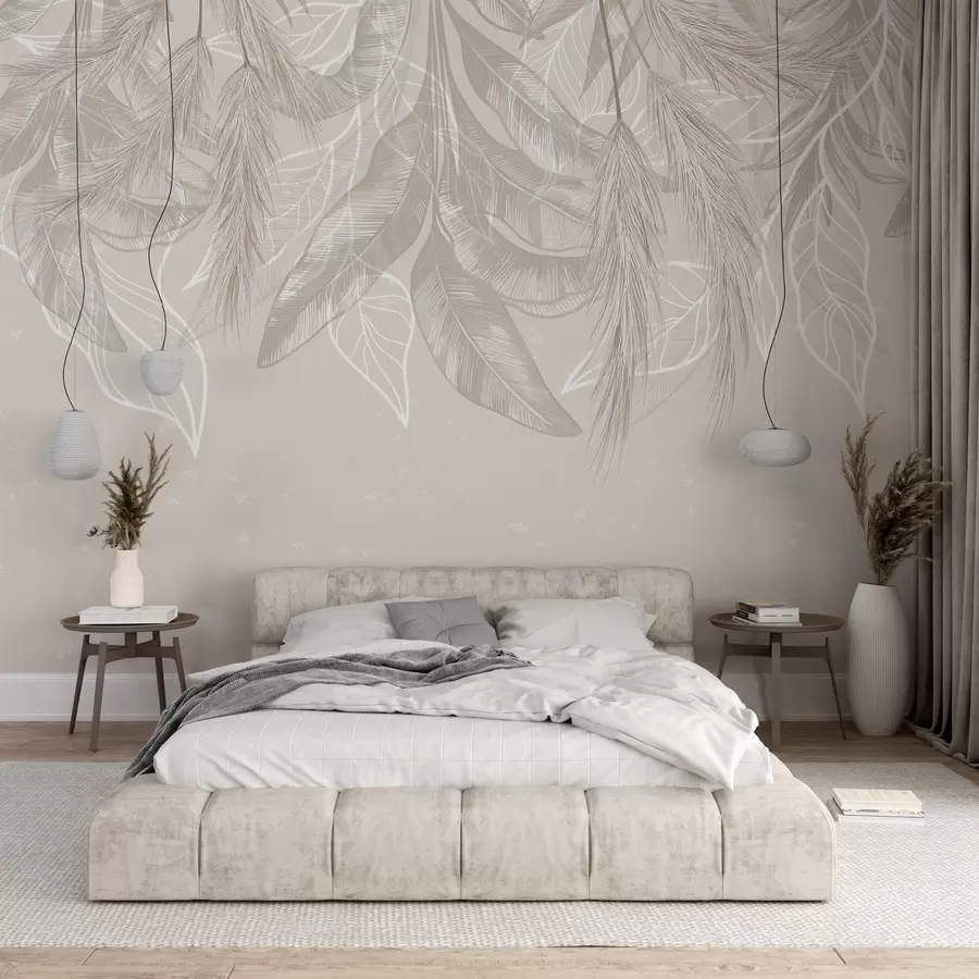 murales de pared Hojas colgantes w04747