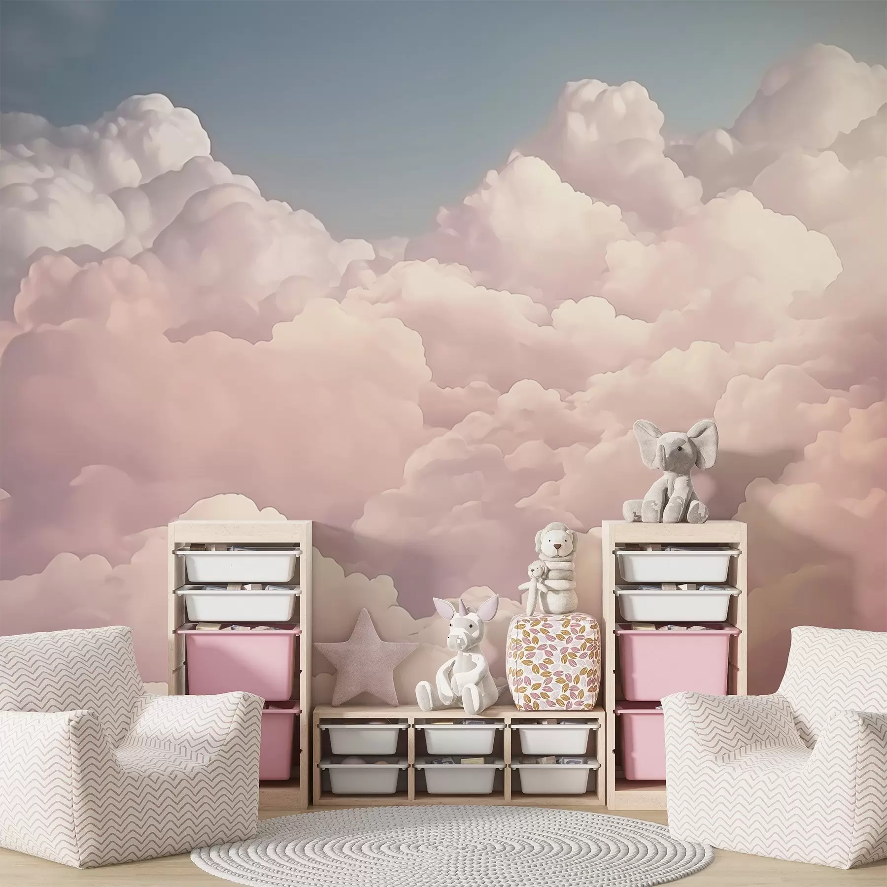 murales de pared Nubes w04750