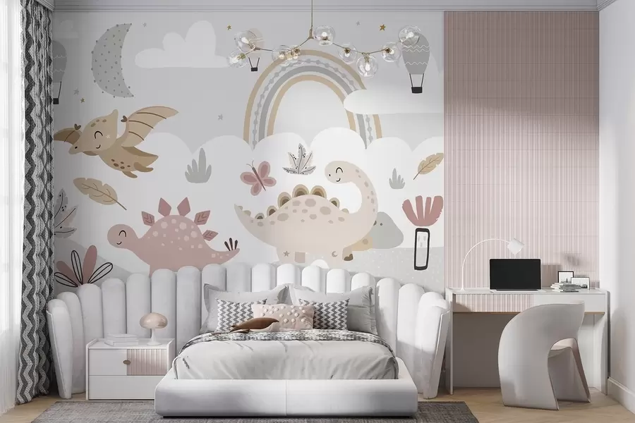 murales de pared Dinosaurios w04764