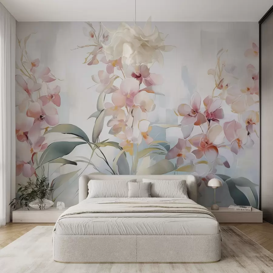 Murales de pared flores abstractas w04776 murales de pared flores abstractas w04776