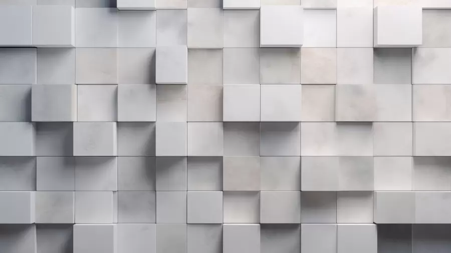 murales de pared Bloques cuadrados w04806