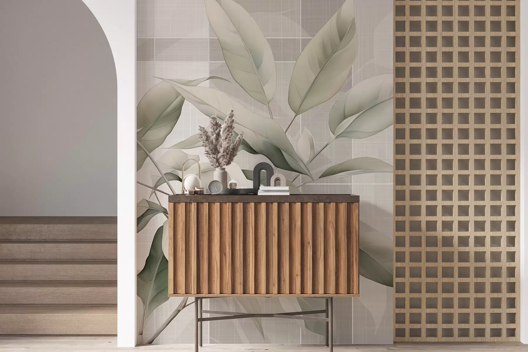 murales de pared Rama de árbol elegante w04840