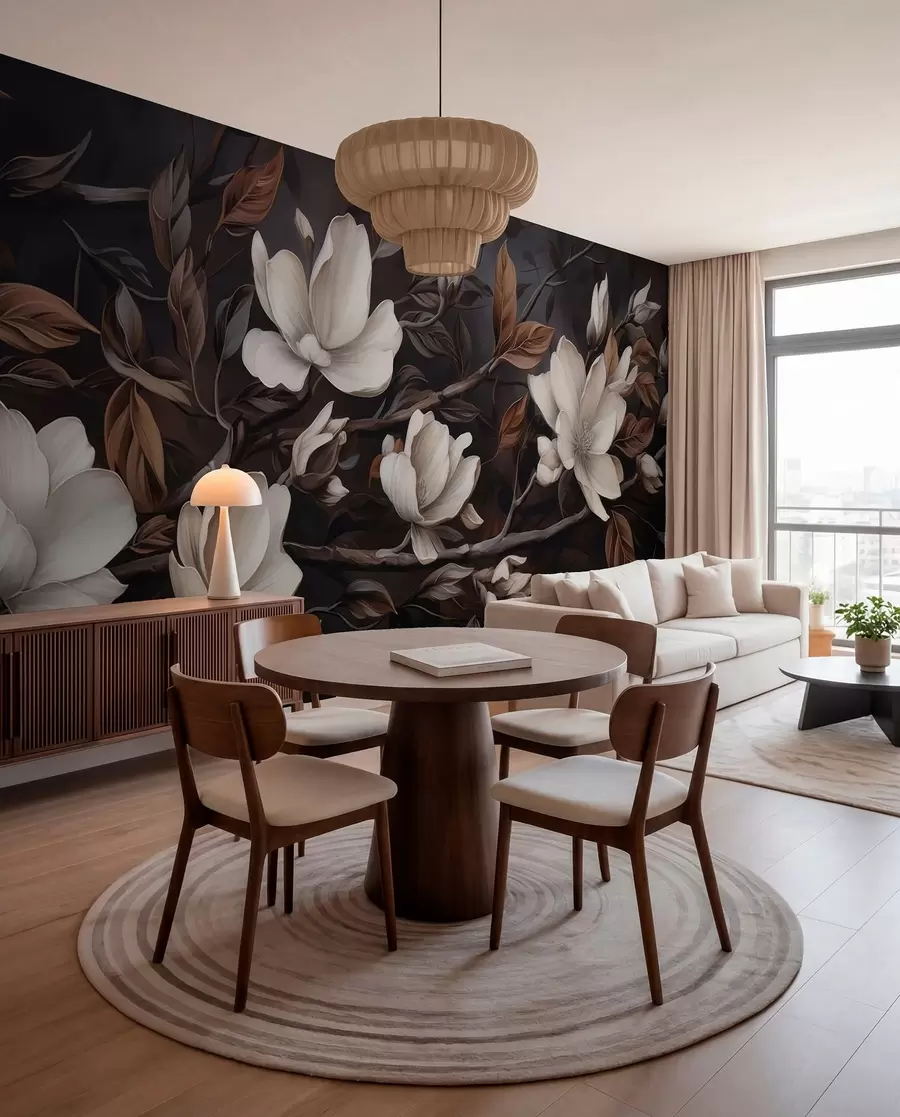 murales de pared Elegante rama de árbol w04950