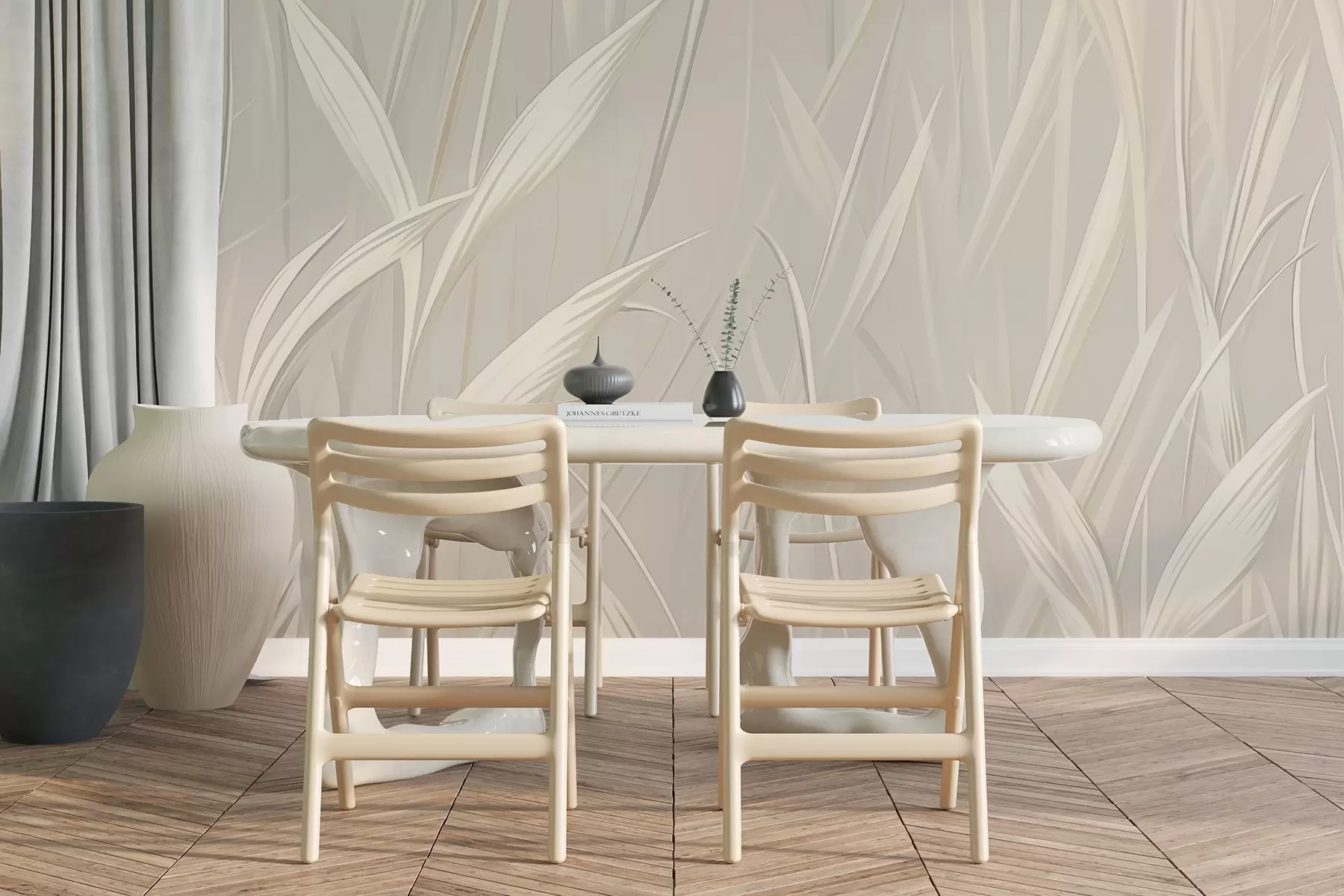 murales de pared Hierba abstracta w04915