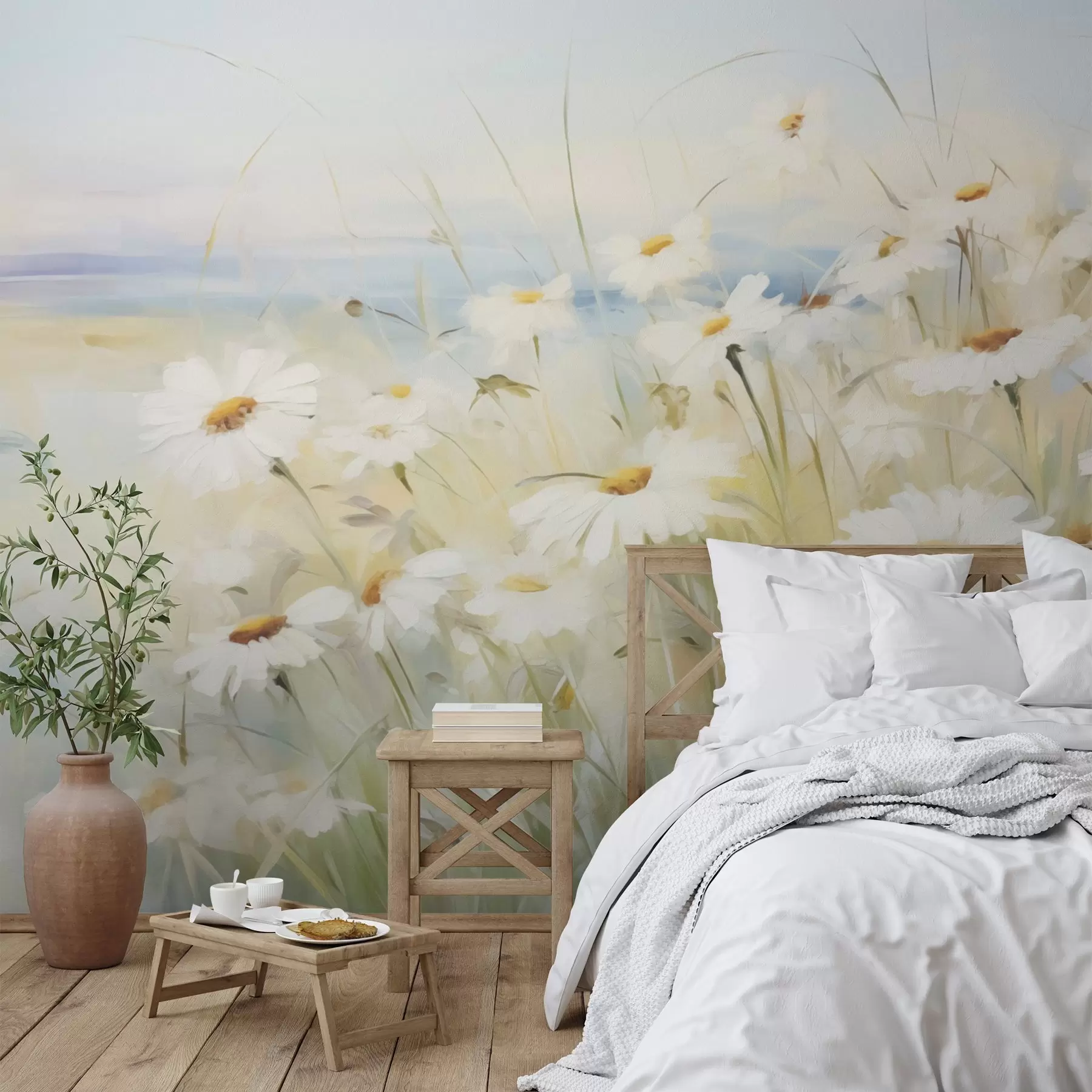 murales de pared Campo de flores w05035