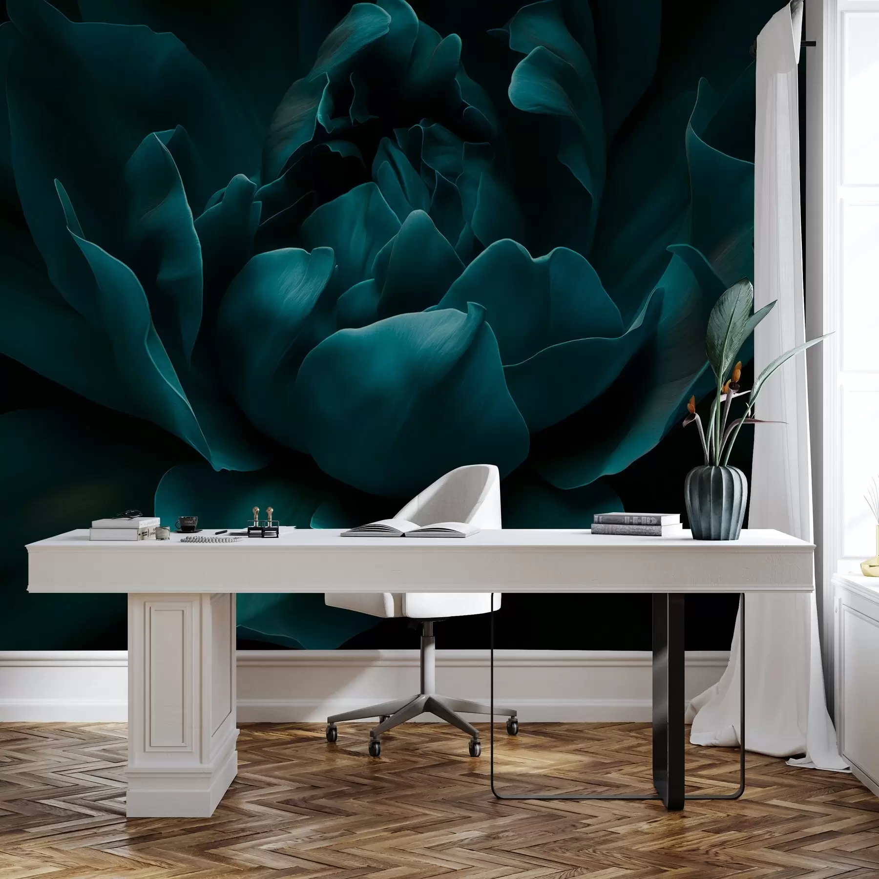 murales de pared Susurro de pétalos w05040