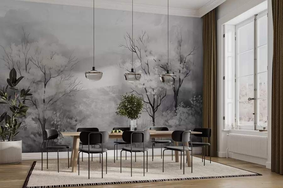 murales de pared El suave susurro de los árboles w05054